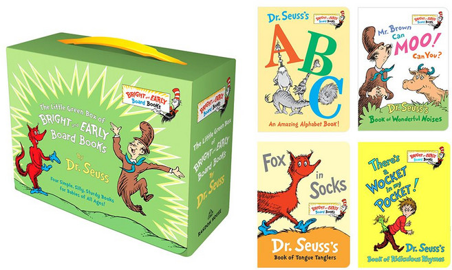 닥터수스 베스트 보드북 4종 (Green Box CD미포함), 닥터수스 베스트 보드북 4종 (Green Box, .., Dr. Seuss(저), Random House USA Inc
