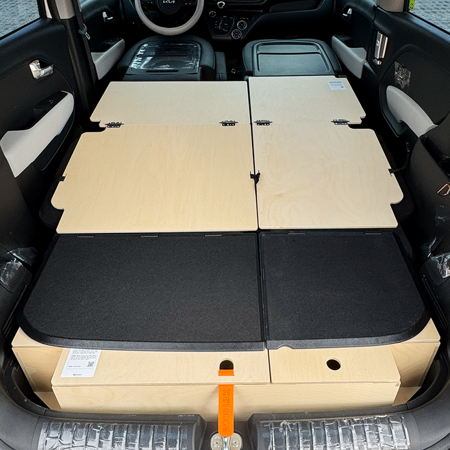 우드링크 레이 심플 평탄화 2세대 6:4시트 차박 캠핑매트 접이식 트렁크 수납 차량용침대