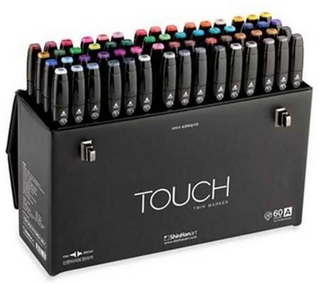 신한 뉴터치트윈마카 A세트 B세트 60색