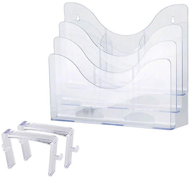 파티션걸이 파티션 서류꽂이 3단 걸이케이스 선반걸이 A4 60mm