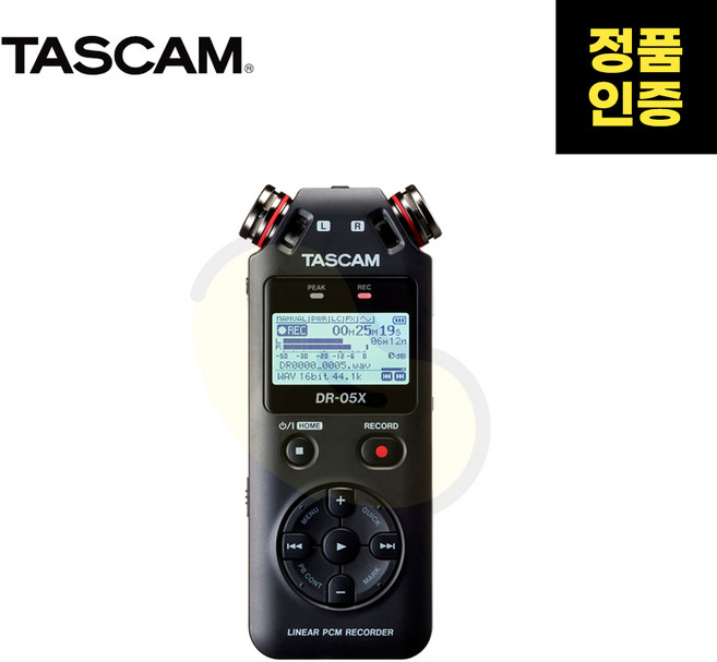 TASCAM(타스캠) DR-05X 포터블 디지털 오디오 레코더