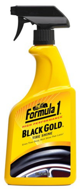 【美國Formula1】 『黑金』長效輪胎光澤劑 F1 輪胎亮光油 塑料還原劑, 1個, 680ml
