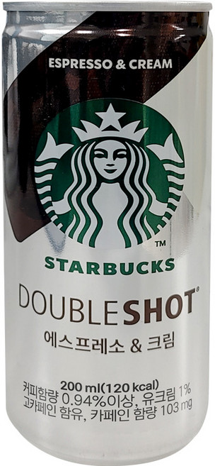 스타벅스 더블샷 에스프레소앤크림, 200ml, 6개