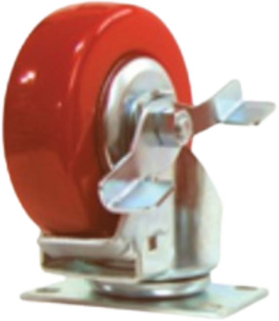 한국캐스터 우레탄바퀴 경하중 B/K 2인치, 1개