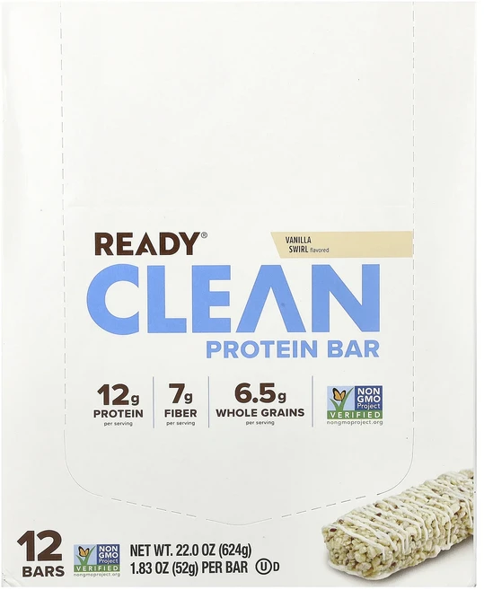 지금 곧 품절됩니다 Ready Clean Protein 바 바닐라 스월 12개입 각 52g(1.83oz) 서둘러주시면 감사하겠습니다, ReadyCleanProtein바바닐라스월12개입각52, 52g - 쿠팡