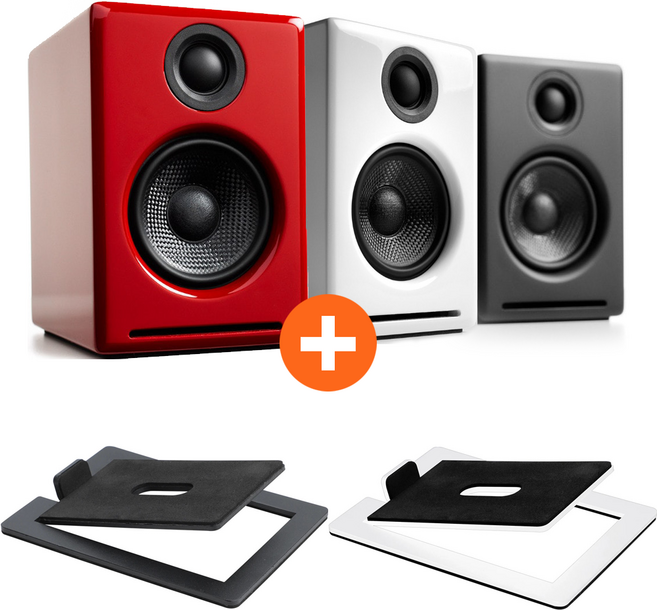 오디오엔진 A2+ Next Gen x 메탈 스탠드 패키지, 맷블랙