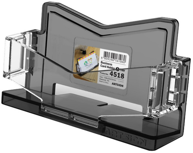 아이홀더 (명함/1단/검정) 4518 명함꽂이 108x30x53 (mm) 1개입, 1개