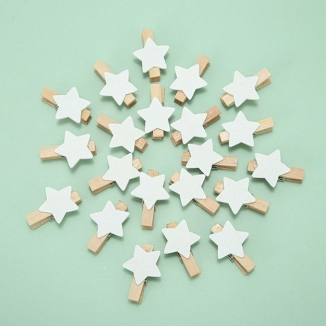 가랜더만들기 별모양포토집게 미니대나무클립 사진고정 문구소품 포토미니집게, 없음, 상세설명 참조, 없음