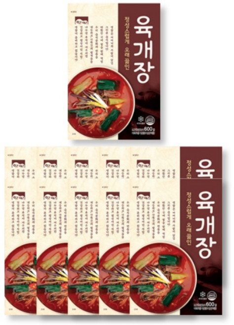 고향식품 옛맛 육개장 600g 세트, 10개