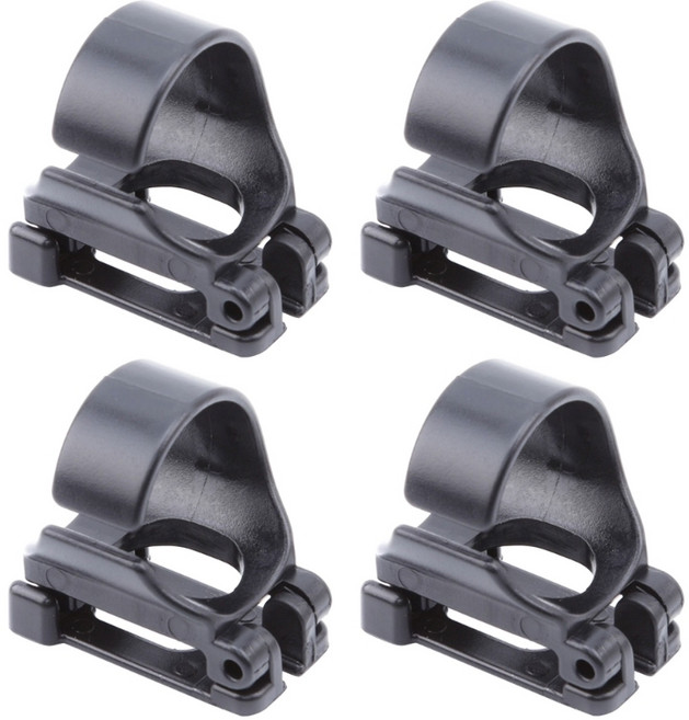 4팩 스쿠버 다이빙 범용 플라스틱 클립 스노클 키퍼 튜브 홀더 다이빙용, VONNST 범용 스노클 클립 4개, 스쿠버 다이빙 스