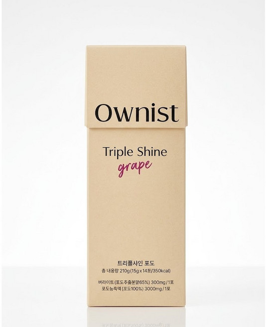 오니스트 트리플샤인 포도 14포입 먹는 콜라겐 젤리, 1박스