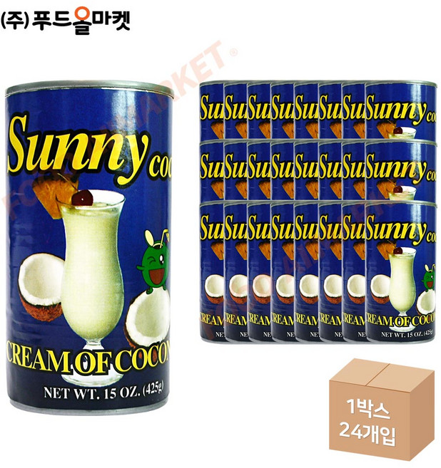 (무)써니코코코코넛밀크 425gX24개, 425g, 24개