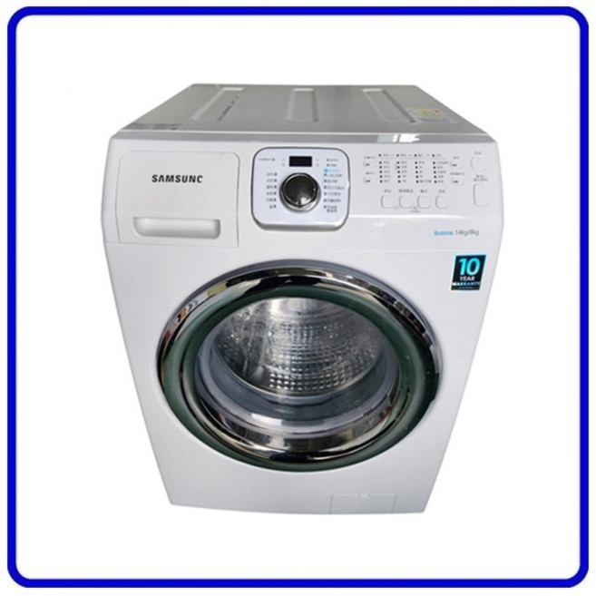 삼성 버블 중고 드럼세탁기 2020년 제조 건조형 14kg [WD14F5K3ACW1], 화이트