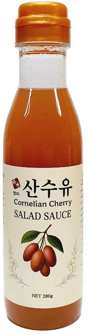 성수 산수유 샐러드 드레싱 소스 / 건강 다이어트 무설탕 무보존료 무색소, 1개, 280g