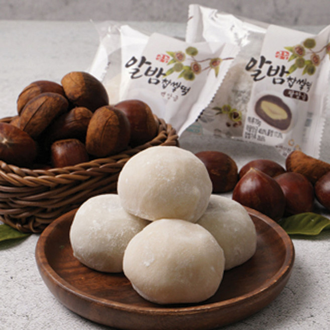 공주알밤찹쌀떡(팥앙금 6개입) * 2박스, 420g, 1개