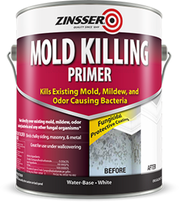 몰드킬링 프라이머 1GA (약4리터용량) 장마 후 곰팡이 생긴 벽지 및 벽면 위 바로 도포가능 젯소 베란다 페인트, 1개, [몰드킬링 프라이머]1GA(약4L), 4L