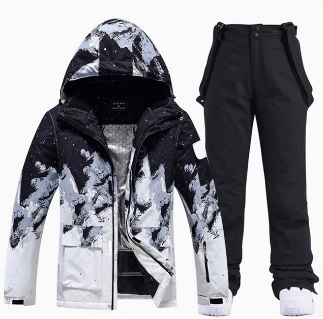 꼬모리브레 남자보드복 스키 스노우 상하의 바지 점퍼 자켓 세트 스노우 잠바 빅사이즈 방한