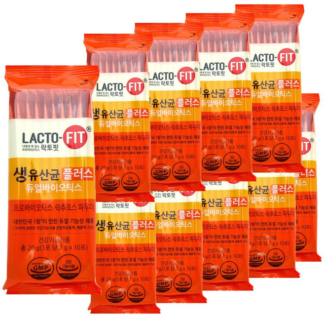 종근당건강 락토핏 장을위한 생유산균 19, 10개, 20g