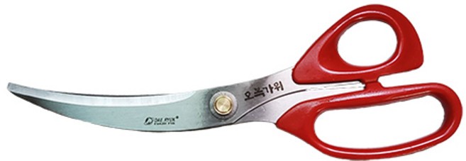 오복가위 업소용 가정용 주방 조리 식당 잘잘리는 가위 대륙씨저스코리아, 1개, 레드