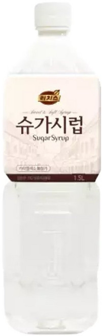 1BOX 슈가시럽 (6개입) 리치스 1.5L 동서식품, 1박스, 1ml