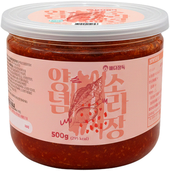 [소라장전문] 바다장독 소라장 양념소라장 반찬 각종 반찬류, 1개, 500g