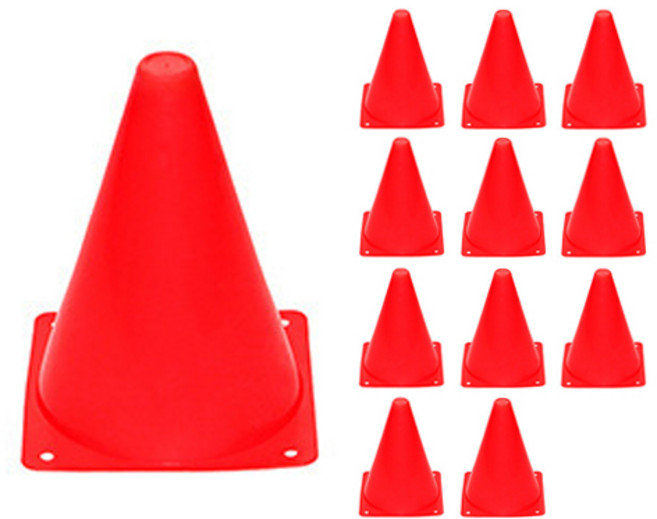 폴리타 미니 칼라콘, 레드, 12개