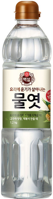 백설 물엿 1.2kg, 1개