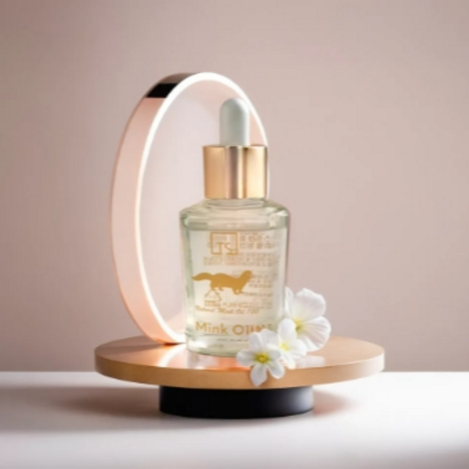 엑스트라 퓨리파이드 밍크오일 10ml 순도99.99% 헐리우드 여배우들의 피부비밀 놀라운 피부재생력 속건조 목주름, 1개