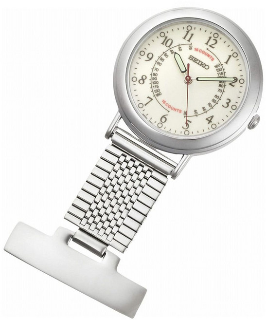 SEIKO 精工 NURSE 男女通用金屬手錶 SVFQ003