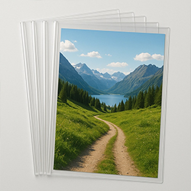 [삼영피피] 둥근 쫄대화일 A4 6mm 반투명, 100개