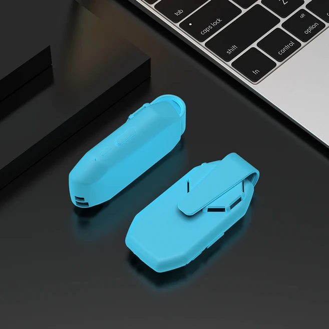 충전식 USB 마스크 팬 클립 웨어러블 에어컨 페이스 미니 스마트 안티 전기 냉각 입 커버 85mah