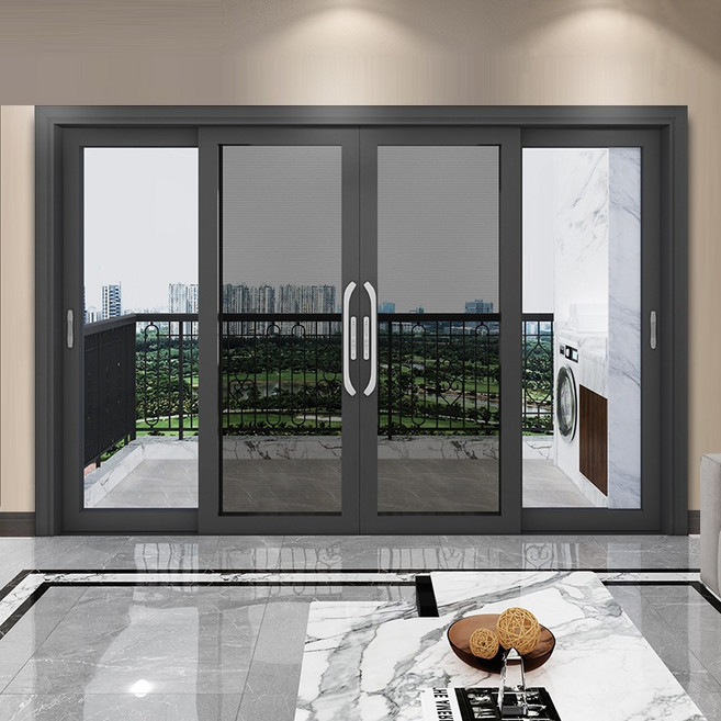 맞춤형 알루미늄 창문 발코니 110 시스템 창 108 방음 여닫이 창문 창호, 1개