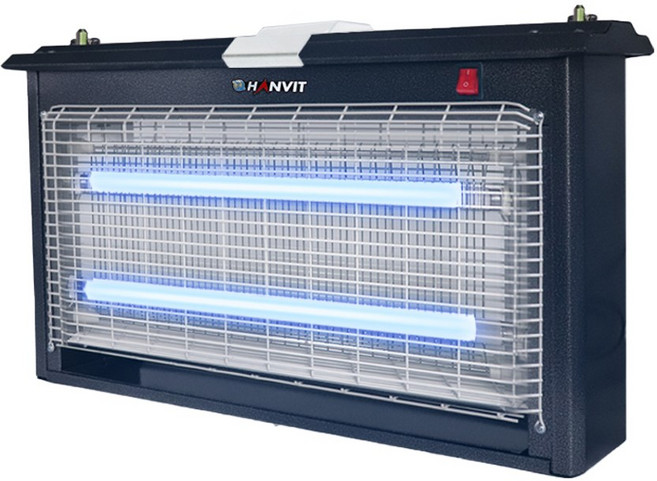 감전식 모기퇴치기 HV2063 벌레트랩 농장 양계장 AC방식 고압트랜스 LED BL램프