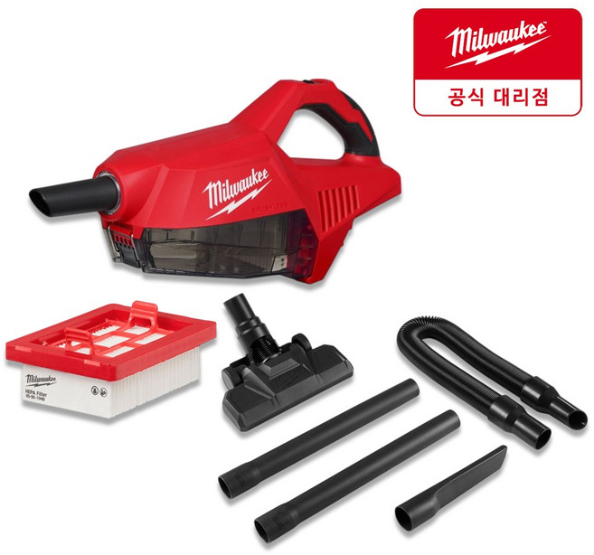 밀워키 충전 청소기 M18 BLCV2-0 베어툴 18V 본체만 M18 CV 후속모델, 1개