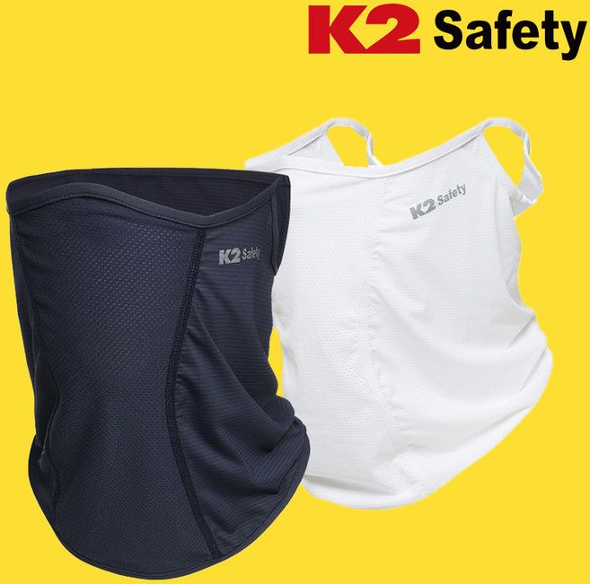 케이투세이프티 귀걸이형 하이크넥스카프 자외선차단 IUA21910 2컬러, 다크네이비