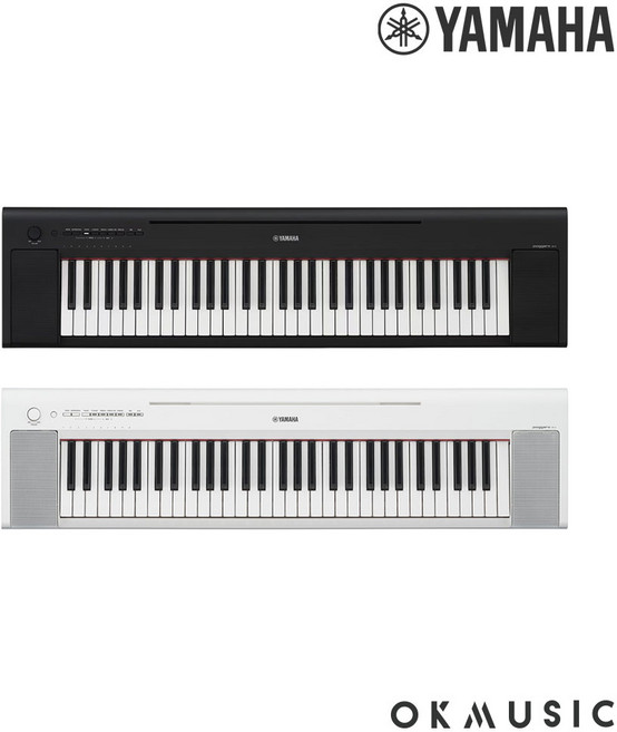 야마하 전자키보드 NP15 NP-15 61건반, 화이트, 1개