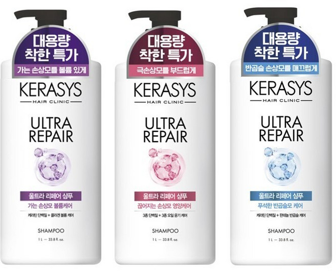 케라시스 클리닉 울트라리페어 삼푸, 2개, 1L