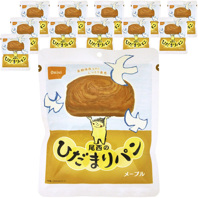 Onisi Foods 向陽防災麵包 楓糖風味, 12包