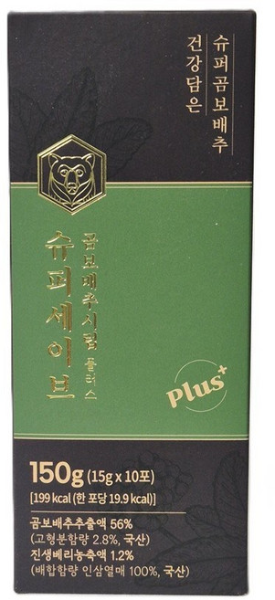 슈퍼세이브 곰보배추시럽플러스 스틱 곰보배추출액 56% 국내산 야생차 15g x 10포, 6개, 10개입