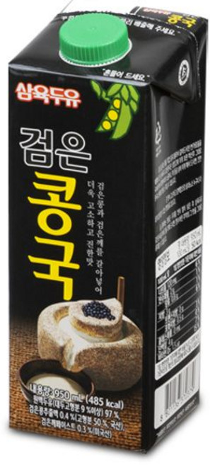 삼육두유 검은콩국, 950ml, 12개