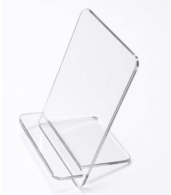 투더 책 진열 매거진 랙 도서 거치 아크릴 전시대, 투명, 1개