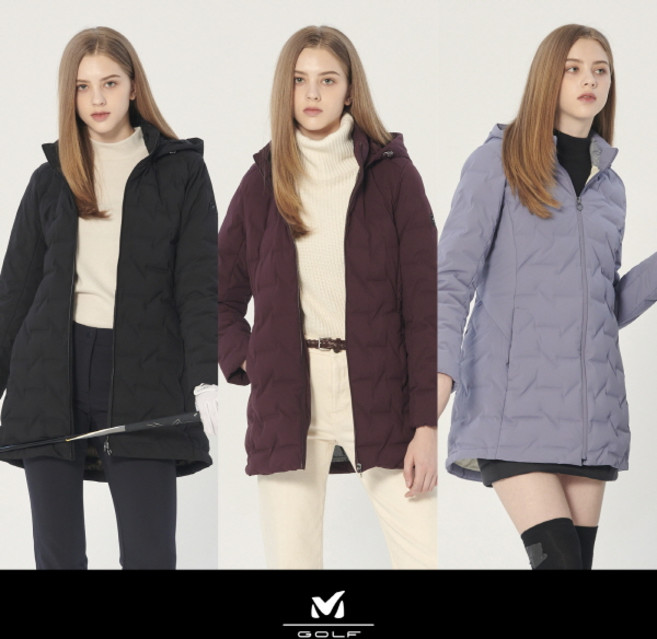 [밀레골프] 방풍 튜브 구스다운 패딩 여성 3컬러 택1