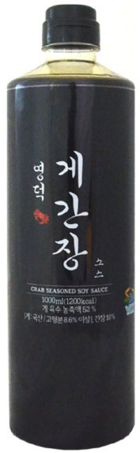 영덕 게간장 1000ml /게간장소스, 1L, 1개
