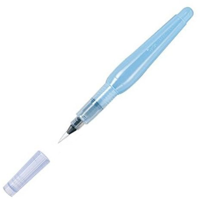 Pentel Japan 아쿠애쉬 수성 물감용 브러시 워터 브러쉬 펜 가는 글씨 2 set, 상세페이지 참조