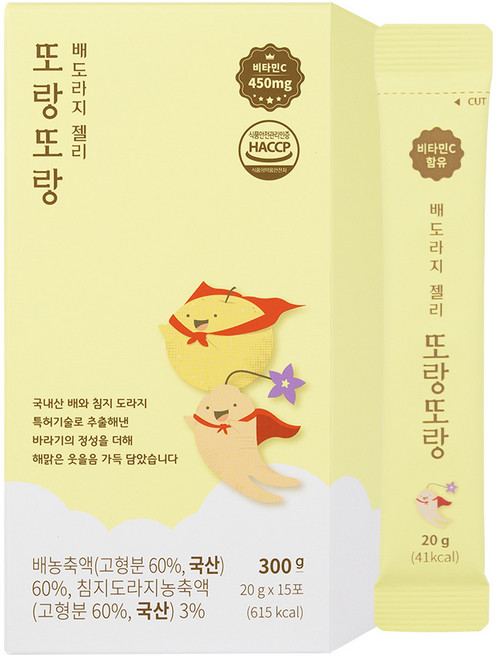생활한방연구소 또랑또랑 배도라지 젤리 15p, 300g, 1개