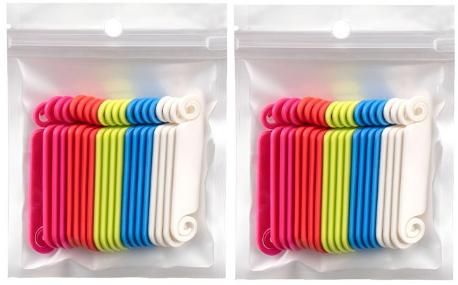 알리오마켓 케이블 전선 라벨 네임 태그 이름표 식별 홀더, 혼합, 40개