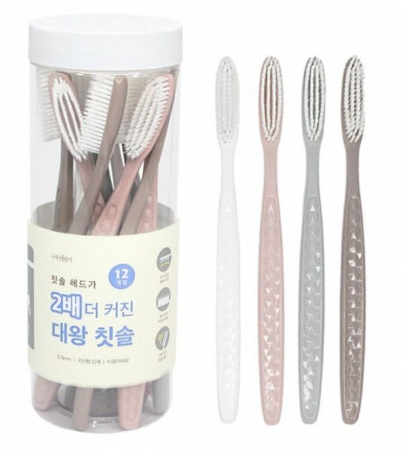 나무이야기 대왕칫솔 12개입 1개 생활용품 > 욕실용품 욕실용품/잡화 기타 욕실소품