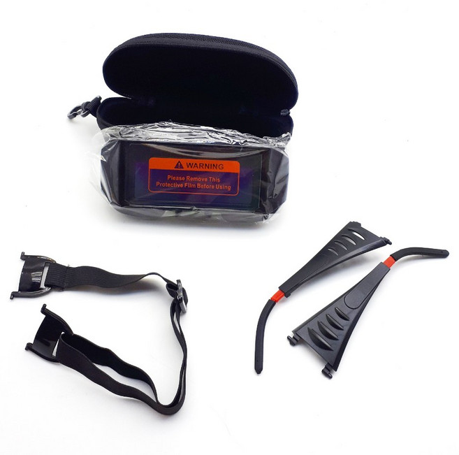 눈보호 자동 차광 용접안경 고글 1/1000초 6-13등급, 1개