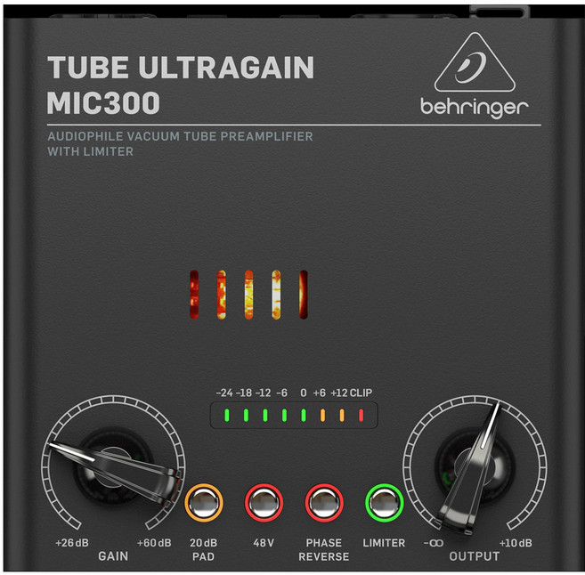 MIC-300 / MIC300 / 베링거 / 마이크 프리앰프 / 리미터 내장 마이크프리 / MIC 300 / 진공관 마이크프 / 빈티지 사운드 / 프리 앰프 / 진공관앰프 / 정품