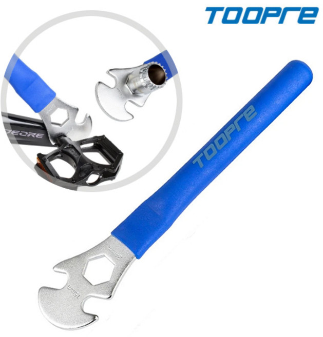TOOPRE TL-BC31 15mm 롱 페달 스패너 305mm, 1개